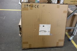 A boxed as new SLV Lighting One 80 LED pendant in Matt Black (Item No. 1002911, EAN: