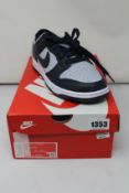 A pair of as new Nike Dunk Low Retro (UK 8).