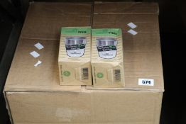 A quantity of as new GreenSteel stainless steel cups (10oz and 16oz sizes).