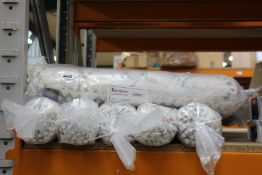 Ten as new Liv Interior organic cotton shaggy rugs, morocco (60cm x 90cm).