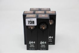 Thirteen as new Kat Von D Lock It foundations (Deep 80 neutral, deep 81, 83 cool, deep 85 warm and