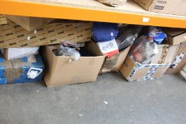 A quantity of miscellaneous auto parts/accessories and related items.