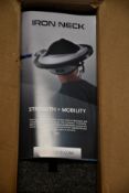 A boxed as new Iron Neck - Neck Strength Training Device and Rehabilitation Machine.