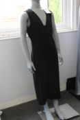 An as new Diane Von Furstenberg Magdalena stretch-crepe midi dress in black (US 2 - RRP £336).