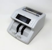 A boxed as new Safescan 2250 UK Automatic Bank Note Counter (UK power cable included. Box opened,