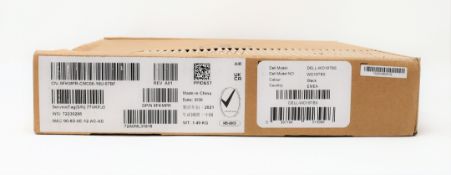 A boxed as new Dell WD19TBS Thunderbolt Docking Station (Box sealed, damage to box).