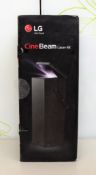 FAULTY - SOLD AS SEEN: A pre-owned LG 4K UHD Laser CineBeam Projector in Black (P/N: HU80KS-EU.