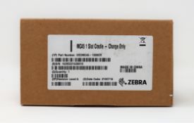 Thirty boxed as new Zebra MC45 Single Slot Cradle Chargers (Cradles only, no cable included).