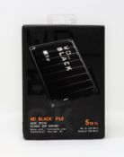 A boxed Western Digital WD_BLACK P10 5TB Game Drive (Box sealed).