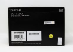 A boxed as new Fujifilm X-T20 Mirrorless Digital Camera in Silver with Fujinon XF18-55mm F2.8-4 R LM