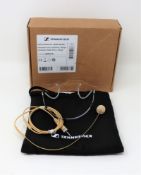 A boxed Sennheiser HSP Essential Headset Microphone (Box opened, some damage to box).