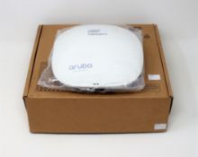 A boxed as new HP Aruba AP-325 JW186a Wireless Access Point (Box opened, some cosmetic damage to