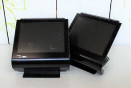 COLLECTION ONLY: Two pre-owned Toshiba TCxWave Touchscreen POS Terminals (Untested, some costmec