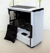 COLLECTION ONLY - DAMAGED - VIEWING ADVISED - A pre-owned gaming PC with Intel Core i7-7700K CPU,
