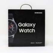 A boxed as new Samsung Galaxy Watch SM-R800 46mm in Silver (Box sealed).