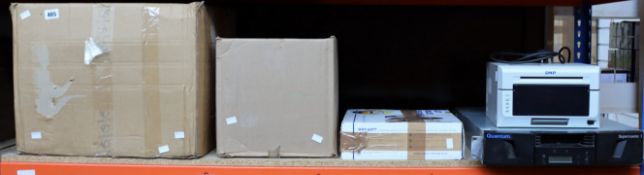 COLLECTION ONLY: A quantity of assorted new and pre-owned electrical items and printer cartridges (