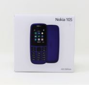 Ten boxed as new Nokia 105 4th Edition TA-1203 in Black (Boxes sealed).