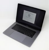 SOLD FOR PARTS ONLY: A pre-owned Apple MacBook Pro (15-inch, Touch bar, 2018) in Space Grey (
