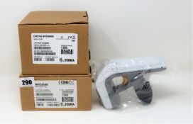 A boxed as new Zebra RFD8500 RFID Reader Sled (P/N: RFD8500-1000100-EU) and a boxed as new Zebra
