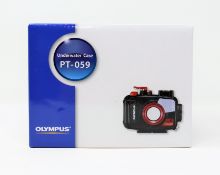 A boxed as new Olympus PT-059 Underwater Housing for TG-6 Camera.