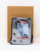 A boxed as new WD Red 4TB 3.5 Inch NAS Internal Hard Drive (P/N: WD40EFAX-68JH4N1) (Packaging