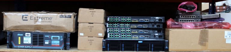 COLLECTION ONLY: A quantity of assorted new and pre-owned IT/ networking items (All items