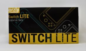 Sixty boxed as new Orzly Switch Lite Essential Packs (Some damage to boxes).