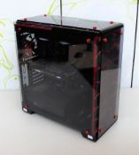 COLLECTION ONLY: A pre-owned custom gaming PC with Intel Core i7-8700K 3.70GHz CPU, 16GB Corsair RGB