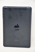 A pre-owned Apple iPad mini (Wi-Fi/VZ & Sprint/GPS/A1455) 64GB in Space Grey (iCloud account