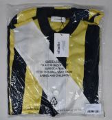 An as new Wales Bonner Jockey satin sunshine panelled shirt (Size 44).