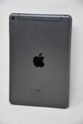 A pre-owned Apple iPad mini 5th Gen (Wi-Fi+Cell Global/A2124) 64GB in Space Grey (iCloud account