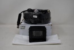 A boxed as new Capital Vision CCV087-02 120 Degree DC12V PAL Vehicle Camera and 20M Cable (Damaged