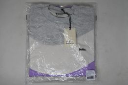 An as new Drole De Monsieur Slogan Pocket sweatshirt (S).