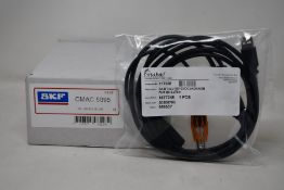 A boxed as new SKF Microlog CMAC 5095 USB Communication/Power Splitter Cables (Inner packaging