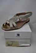 A pair of as new L.K. Bennett Renee open-toe woven sandals (EU 38 - RRP £199).
