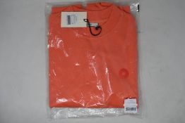 An as new Drole De Monsieur Slogan Pocket sweatshirt (L).