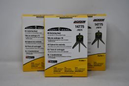 Three boxed as new Curv-O-Mark #6 Centering Heads (14775, J1879).