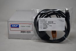 A boxed as new SKF Microlog CMAC 5095 USB Communication/Power Splitter Cables (Inner packaging