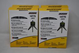 Four boxed as new Curv-O-Mark #6 Centering Heads (14775, J1879).