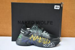 A pair of as new Naked Wolfe Titan sneakers (UK 8).