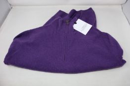 An as new Bernard Weatherill of Saville Row London quarter zip pullover (S).