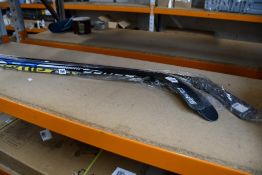 Four Bauer ice hockey sticks (Nexus N37 Grip RH x 1, Nexus N37 Grip LH x 1, Supreme S37 Grip LH x