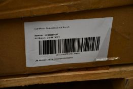 An as new Cantilever oak bench.