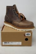 A pair of as new Red Wing Shoes Classic Moc boots (UK 8).