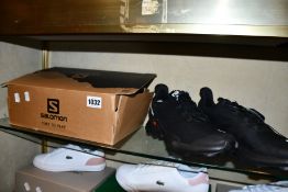 Two pairs of men's as new Salomon Supercross 3 GTX (UK 8, 10 - One pair unboxed).