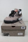 A pair of pre-owned Nike Air Jordan 4 Retro with authentication tag (UK 9 - Very good condition).