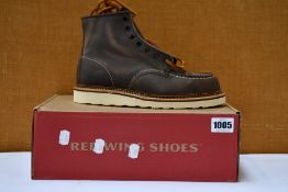 A pair of as new Red Wing Shoes Classic Moc boots (UK 6.5).