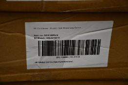 An as new Cantilever oak bench.