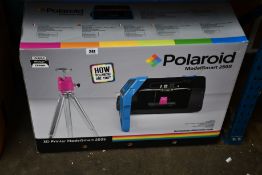 A boxed as new Polaroid Smart 250S 3D Printer (Filament , PSU, Manuals included) (Box sealed).