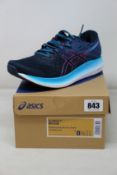 Two pairs of women's as new Asics EvoRide 2 trainers (UK 6.5).